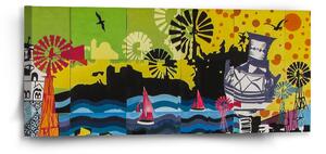 Sablio Obraz Maľba - 110x50 cm