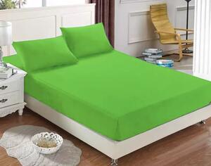 HoD Plachta s gumkou Jersey Zelená Rozmer v cm: 90 x 200