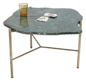 KARE DESIGN Konferenčný stolík Piedra 76×72 cm – šedá 43,5 × 76 × 72 cm