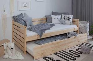 POSTEĽ S ÚLOŽNÝM PRIESTOROM, 90/200 cm prírodná farba MID.YOU - Detské izby, Online Only