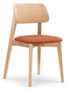 STIMA Jedálenská stolička SHARON KT63 Vyberte variant ->: Buk, Vyberte látku ->: LUX Terracotta 10