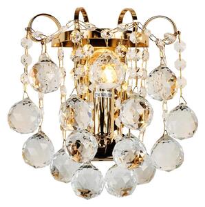 Brilagi - Nástenné svietidlo CRYSTAL 1xE14/60W/230V zlatá