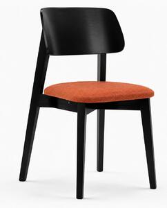 STIMA Jedálenská stolička SHARON KT63 Vyberte variant ->: Čierna, Vyberte látku ->: LUX Terracotta 10
