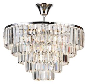 Brilagi - Prisadený luster CRYSTAL 5xE14/40W/230V lesklý chróm