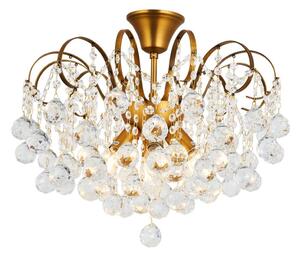 Brilagi - Prisadený luster CRYSTAL 6xE14/60W/230V bronzová