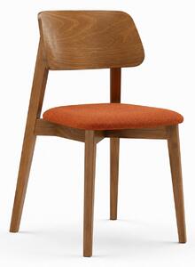 STIMA Jedálenská stolička SHARON KT63 Vyberte variant ->: Dubový odtieň, Vyberte látku ->: LUX Terracotta 10