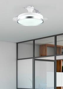 Trio Reality TR67382187 LED ventilátor s osvetlením LINDBERG | 35W integrovaný LED zdroj | 4050lm
