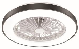 ACA Lighting ACA Stropný SMART ventilátor 22W, 6 rýchlostí, 50dB, LED 36W CCT, čierny [FANOKBL20G]