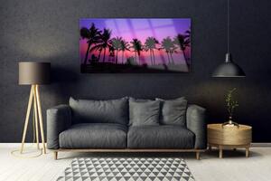 Obraz na skle Palmy stromy príroda 140x70 cm 4 Prívesky