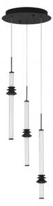 LED stmievateľný čierny dizajnový luster Atmosfera 3
