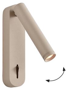 LED nástenné bodové svietidlo ABRIEL LED/6W/230V béžové