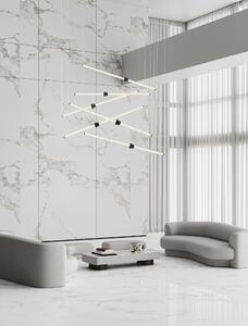 LED stmievateľný čierna moderný luster Atmosfera 250