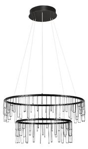 LED stmievateľný moderný luster Stellar 2 čierna