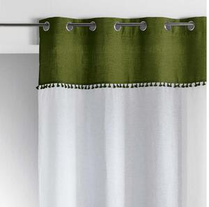 Douceur Záclona na krúžkoch ALIXIA Farba: Zelená, Veľkosť: 140 x 280 cm