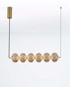 LED stmievateľný zlatý moderný luster Klelia 120