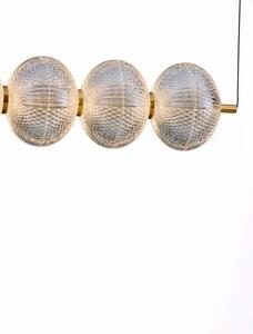 LED stmievateľný zlatý moderný luster Klelia 120
