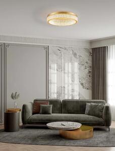 LED stmievateľné platinum zlaté moderné stropné svietidlo Kinara 2