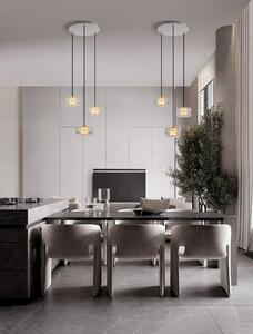 LED platinum zlaté moderné svietidlo Keros 3