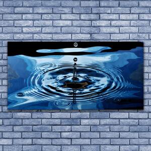 Obraz na skle Voda umenie 140x70 cm 4 Prívesky