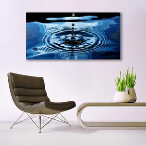Obraz na skle Voda umenie 140x70 cm 4 Prívesky