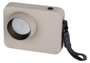 LED stmievateľná béžová stolná lampa Kedros 2
