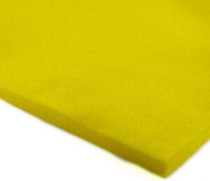 Dekoračný filc 3 mm, farba žltá, metráž 150 cm