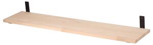 Atmowood borovicová polica 100 cm - spodné kovanie Kovanie:: Černé kování