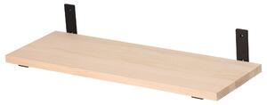 Atmowood borovicová polica 60 cm - spodné kovanie Kovanie:: Černé kování