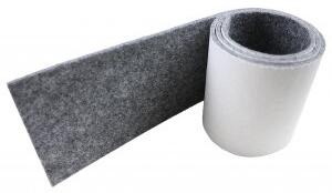 Samolepiaci technický filc 10 cm, farba šedá, 700 gramov