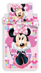 Obliečky Minnie Mouse 11 140x200 70x90 cm Mikrovlákno Jerry Fabrics