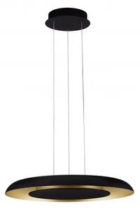 LED stmievateľný čierno-zlatý dizajnový luster Epos 60 – 60 x 310 cm