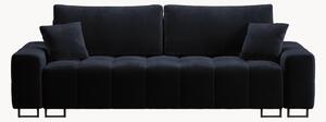 3-miestna rozkladacia pohovka s úložným priestorom Wicklow Dark Blue & Black