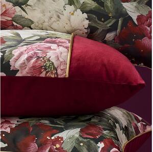 Room99 Dekoračná obliečka na vankúš BLOSSOM Kvety Farba: Zelená, Veľkosť: 45 x 45 cm