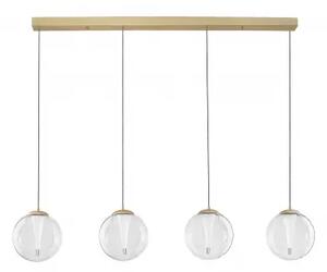 LED stmievateľný zlatý dizajnový luster Gi