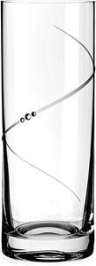 Diamante sklenená váza Silhouette City Cylinder so Swarovski kryštálmi 25 cm