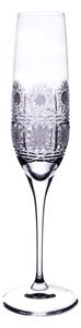 Onte Crystal Bohemia Crystal brúsené poháre na šampanské 500pk 200 ml 2KS