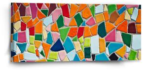 Sablio Obraz Farebná mozaika - 110x50 cm