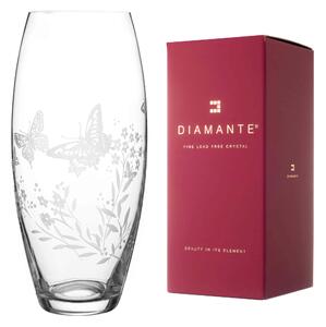 Diamante sklenená váza Butterfly Barrel 30 cm