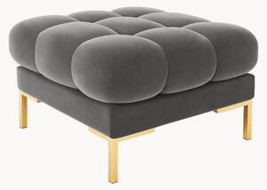 Taburetka Bali Light Grey & Gold Metal