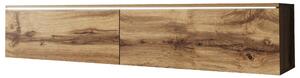 NÍZKA KOMODA, dub wotan, 140/30/33 cm P & B - Obývacie zostavy, Online Only