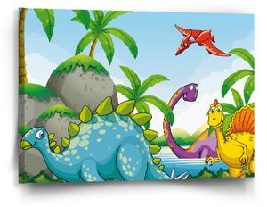 Sablio Obraz Dinosauri 3 - 60x40 cm