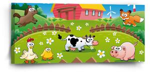 Sablio Obraz Farma - 110x50 cm