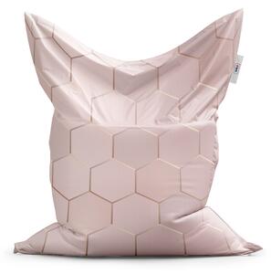Sablio Sedací vak Rose gold - 150x100 cm