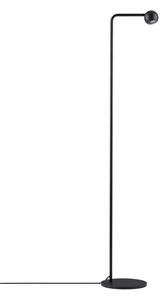 LED čierna stojaca lampa Sfera