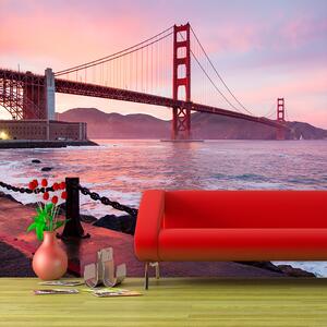 Sablio Tapeta Golden Gate - 125x75 cm