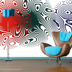 Sablio Tapeta Dvojfarebná abstrakcia - 125x75 cm