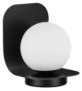 LED čierna stolná lampa Kamen