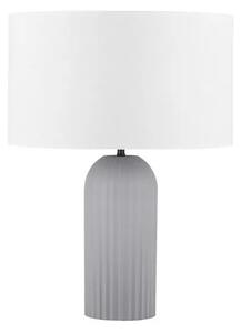 LED sivo-biela stolná lampa Ammos