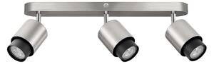 LED nikel designové stropné svietidlo Ison 3