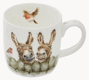 Hrnček z jemného kostného porcelánu Hee Haw